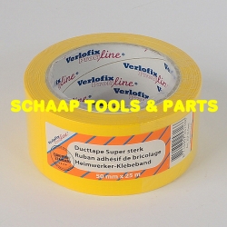 Ducttape Verlofix ProfiLine super sterk breed 50 mm x 25 meter geel  | 25716